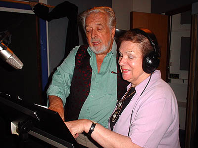 Maggie Stables with Nicholas Courtney