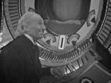 The Doctor in Front of the Time-Space Visualiser