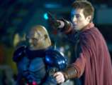 Rory with Commander Strax