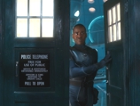The Doctor Exits the TARDIS