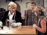 The Doctor with Jo Grant and Captain Yates