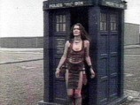 Leela Exiting the TARDIS