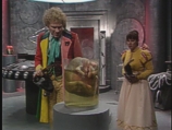The Doctor and Peri in The Rani's Console Room